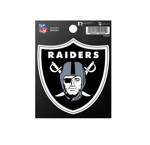 Oakland Raiders Small Sticker Short Sport - THE 4TH QUARTER
