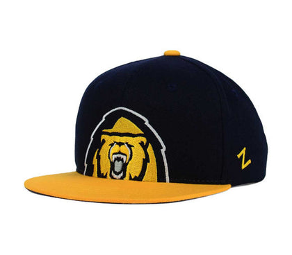 Cal Golden Bears Snapback Zephyr Youth Peek Cap Hat Navy Yellow - THE 4TH QUARTER
