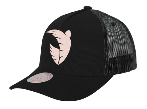 Angel City FC Snapback Mitchell & Ness Classic Trucker Black Hat Cap