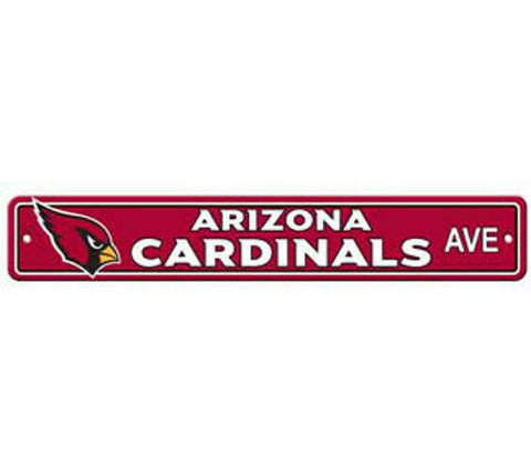 Arizona Cardinals AVE Bar Home Decor Plastic Street Sign