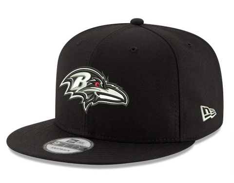 Baltimore Ravens Snapback New Era 9FIFTY Basic Black White Hat Cap
