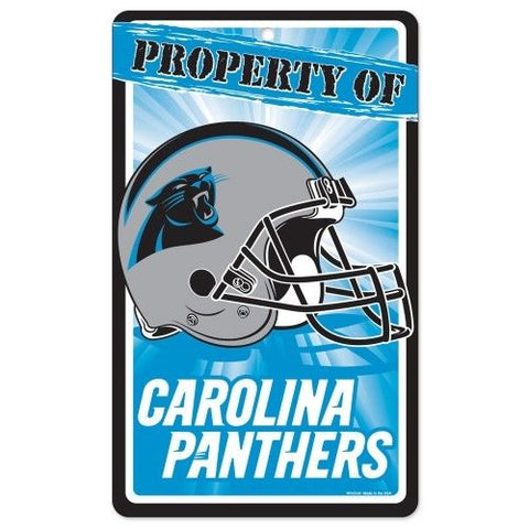 Carolina Panthers Bar and Home Decor Property of Sign