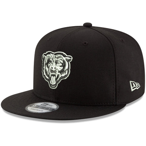 Chicago Bears Snapback New Era 9FIFTY B-Dub Black White Hat Cap