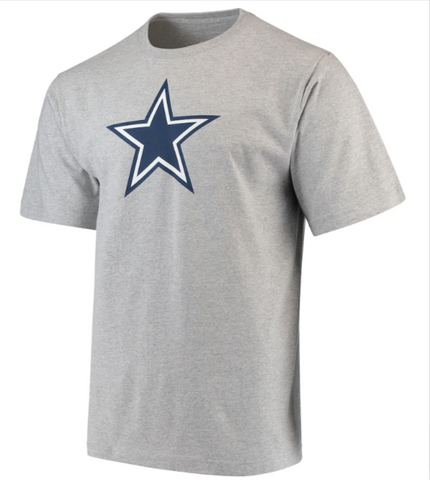 Dallas Cowboys Mens Logo Premier T-Shirt Grey