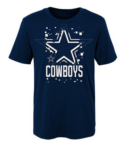 Dallas Cowboys Youth T-Shirt DCA Zoom Tee Navy