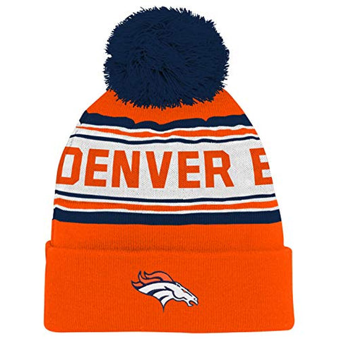 Denver Broncos Beanie NFL Kids (4-7) Pom Cuff Knit Hat