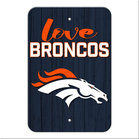 Denver Broncos LOVE Sign
