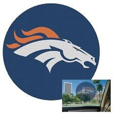 Denver Broncos Decal 8'' Perforated - THE 4TH QUARTER