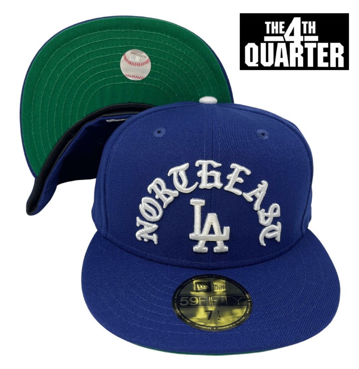 Born X Raised City Of Champions Hat Lakers Dodgers Fitted 7 1/2