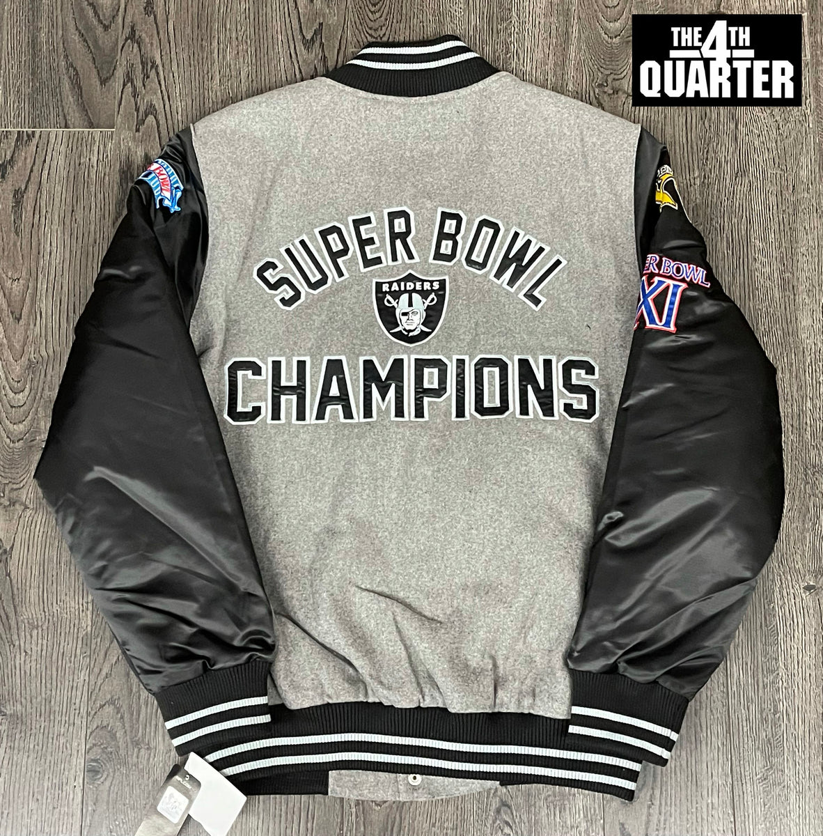 Raiders Champions Heavyweight Letterman Jacket – THE 4TH QUARTER