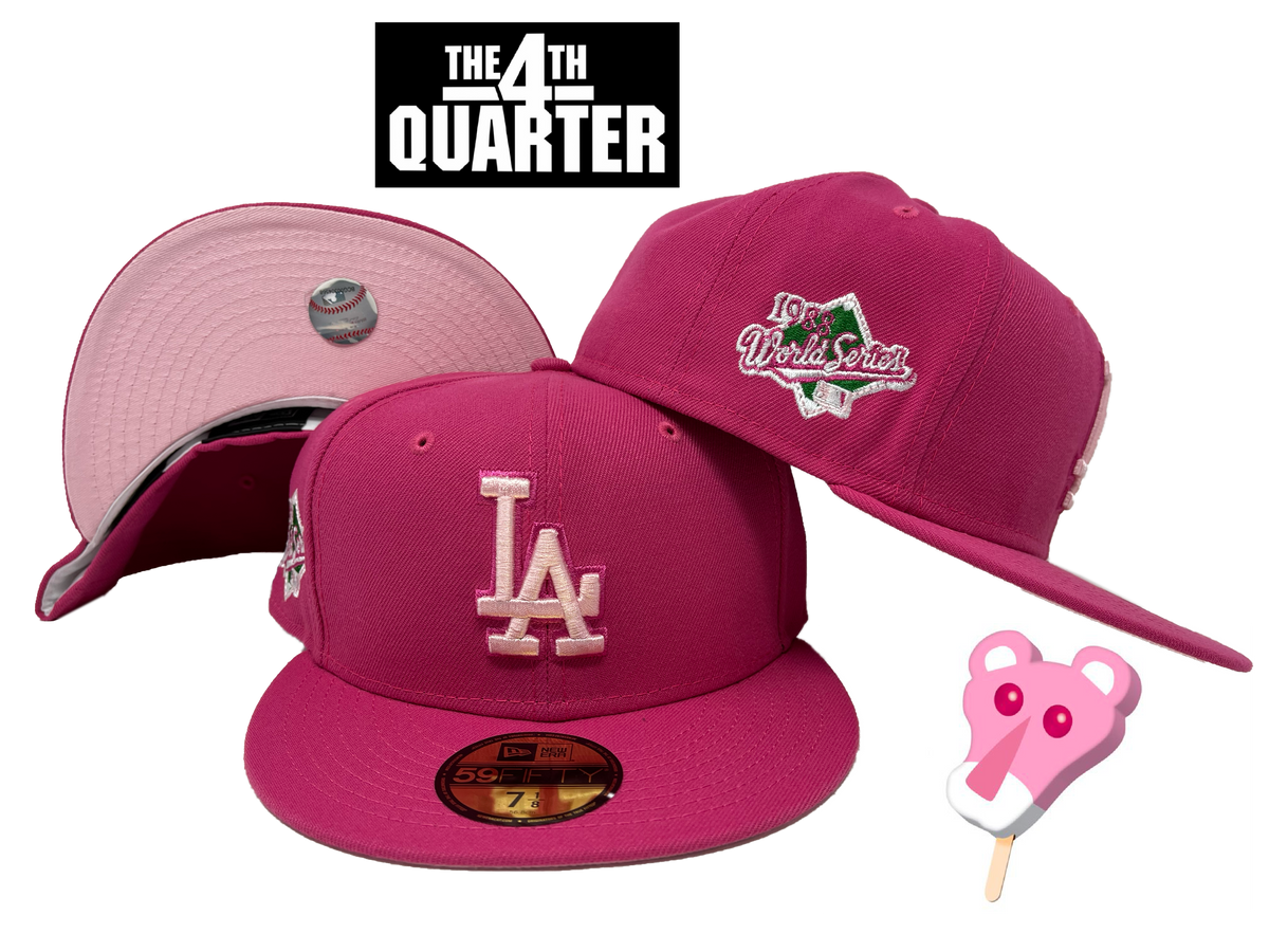 Los Angeles Dodgers New Era Fitted 59Fifty Pink Panther 88 WS Hat Cap – THE  4TH QUARTER