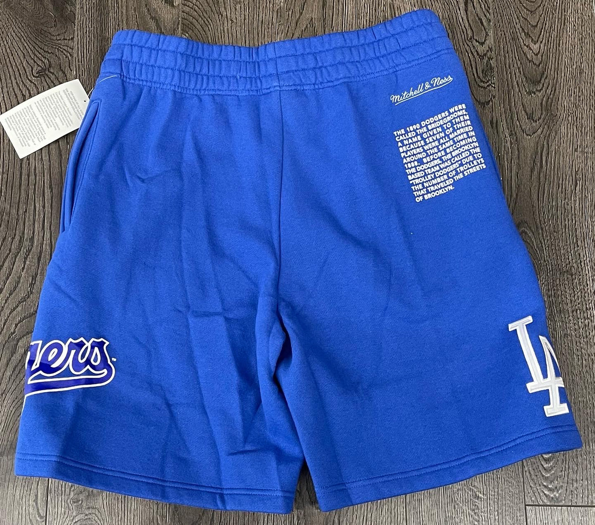 Los Angeles Dodgers Mens Mitchell & Ness Origin Fleece Shorts – THE 4TH  QUARTER