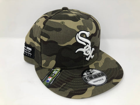 Chicago White Sox Snapback New Era 9Fifty Armed Forces Camo Cap Hat