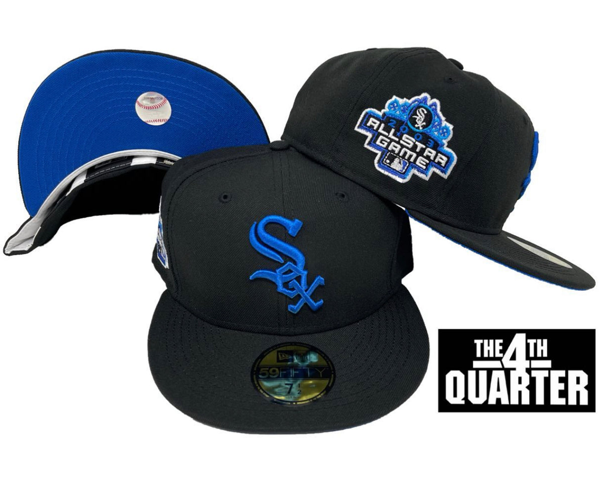 White Sox Fitted New Era 59Fifty '03 ASG Black Fitted Hat Cap Royal UV –  THE 4TH QUARTER