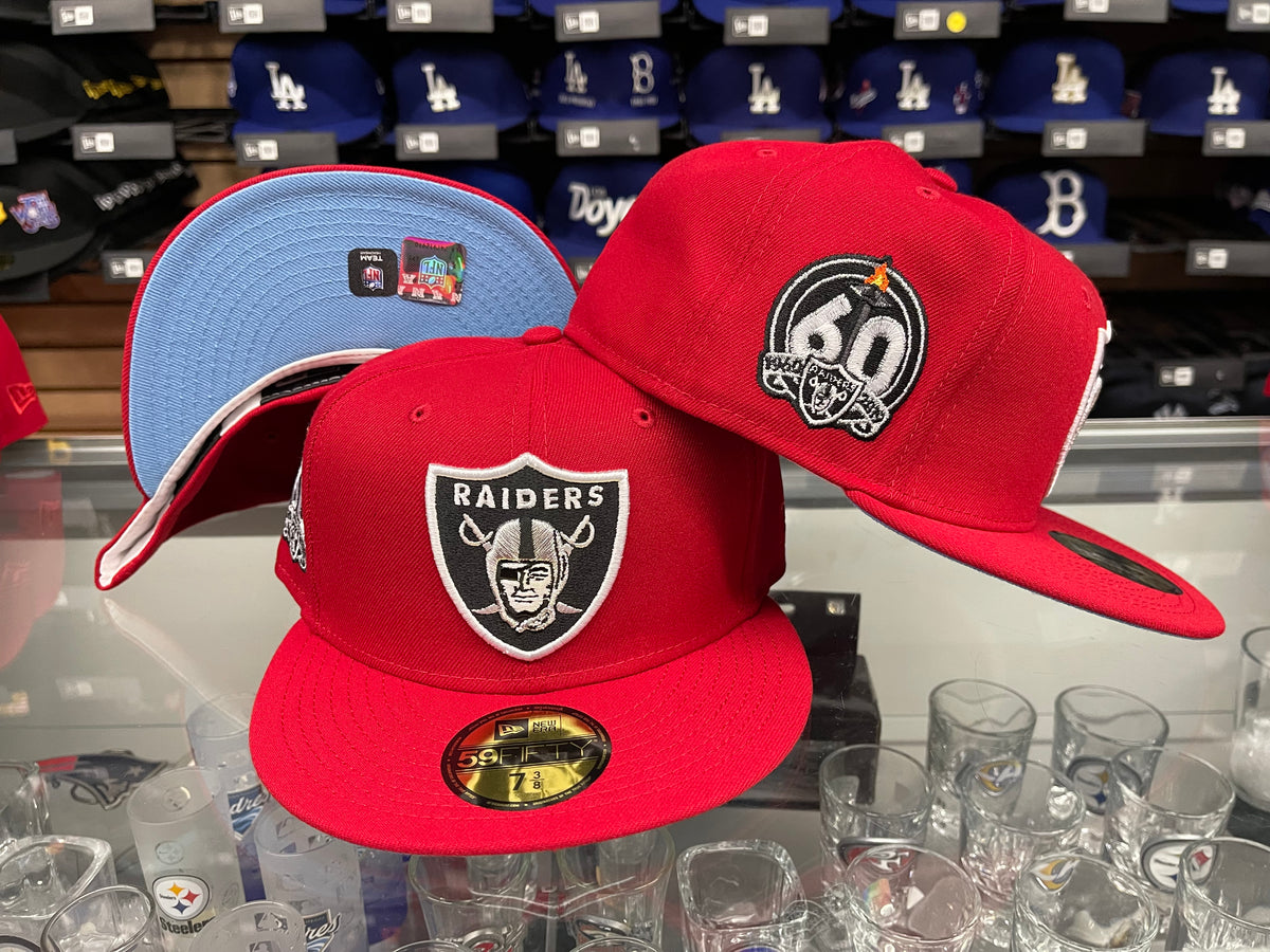 raiders new era fitted hat