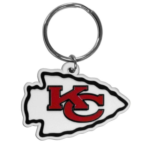 Kansas City Chiefs Keychain Flex Rubber Key Ring