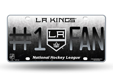 Los Angeles Kings Auto #1 Fan License Metal Plate