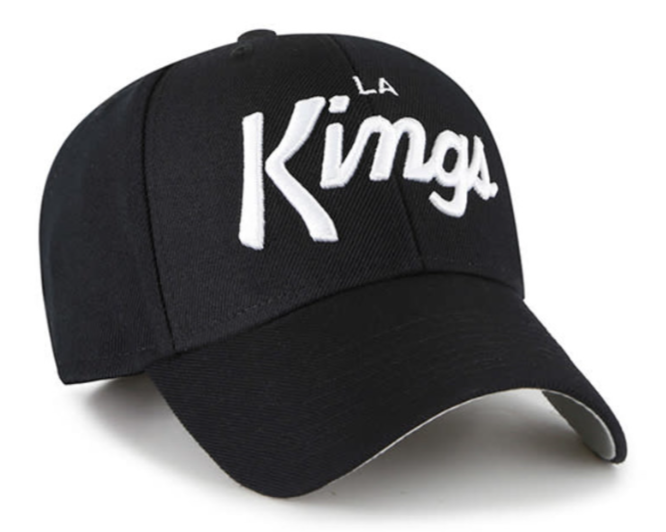 SACRAMENTO KINGS CLASSIC LOGO SNAPBACK HAT (BLACK)