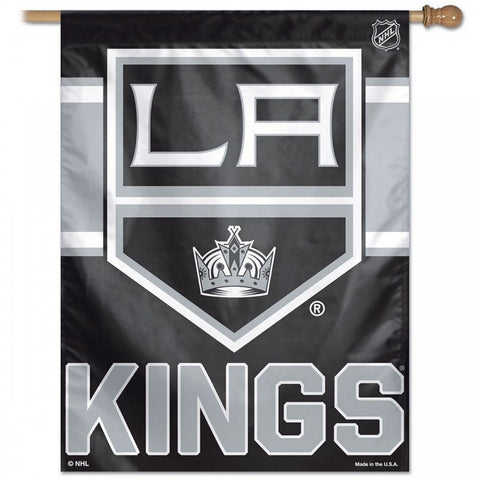 Los Angeles Kings Vertical Home Banner Flag - THE 4TH QUARTER
