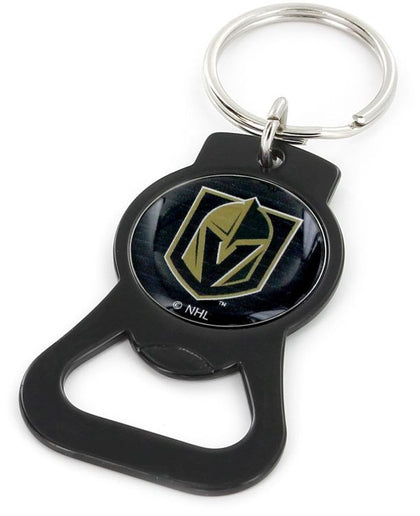 Vegas Golden Knights Keychain Bottle Opener Black