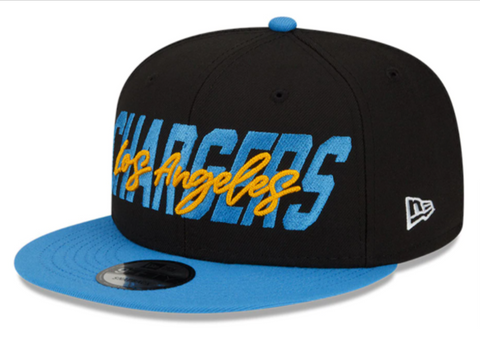 Los Angeles Chargers Snapback New Era 9Fifty Draft 2022 Hat Cap