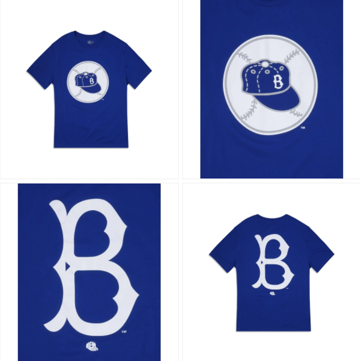 Brooklyn Dodgers Mens T-Shirt New Era 1955 Logo History – THE 4TH QUARTER