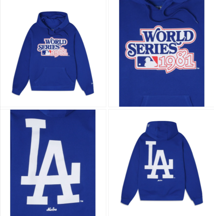 Dodgers world series sales hoodie