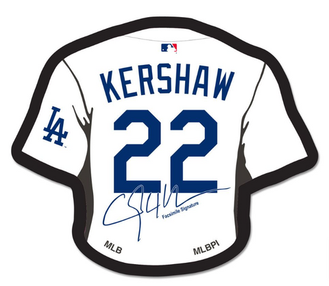 Los Angeles Dodgers Clayton Kershaw White Jersey Collectors Lapel Pin