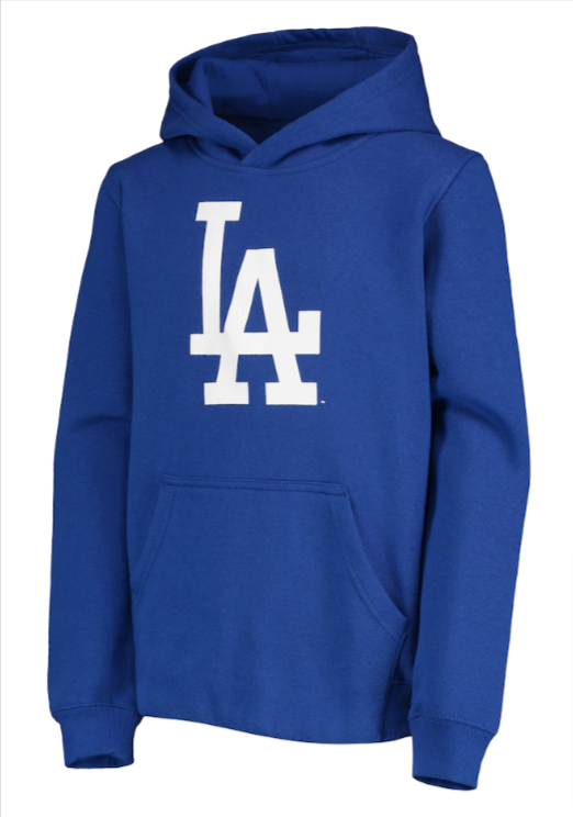 Los Angeles Dodgers Youth LA Logo Pullover Hoodie Sweatshirt Blue – THE 4TH  QUARTER