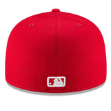 Los Angeles Dodgers Fitted New Era 59Fifty White Logo Red Cap Hat - THE 4TH QUARTER