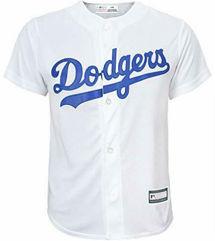 Los Angeles Dodgers Youth Jersey (8-20) Outerstuff Replica Cool Base Jersey White