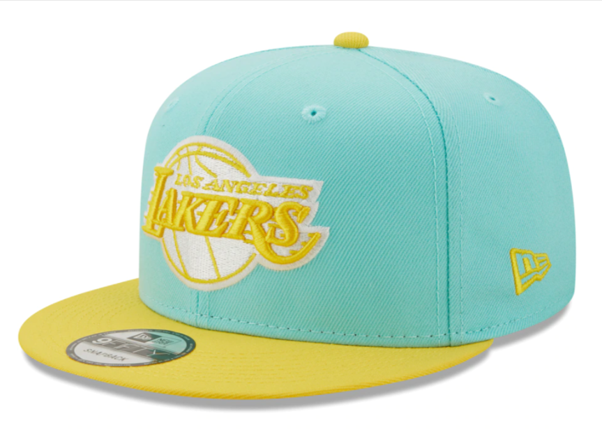 Los Angeles Lakers Snapback New Era 9Fifty Color Pack Cap Hat Tiffany