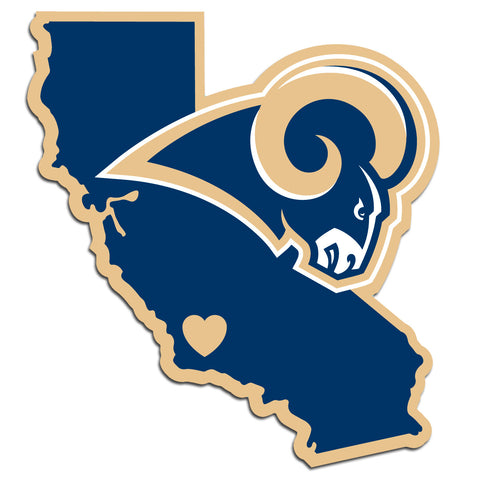 Los Angeles Rams Decal Home State - THE 4TH QUARTER