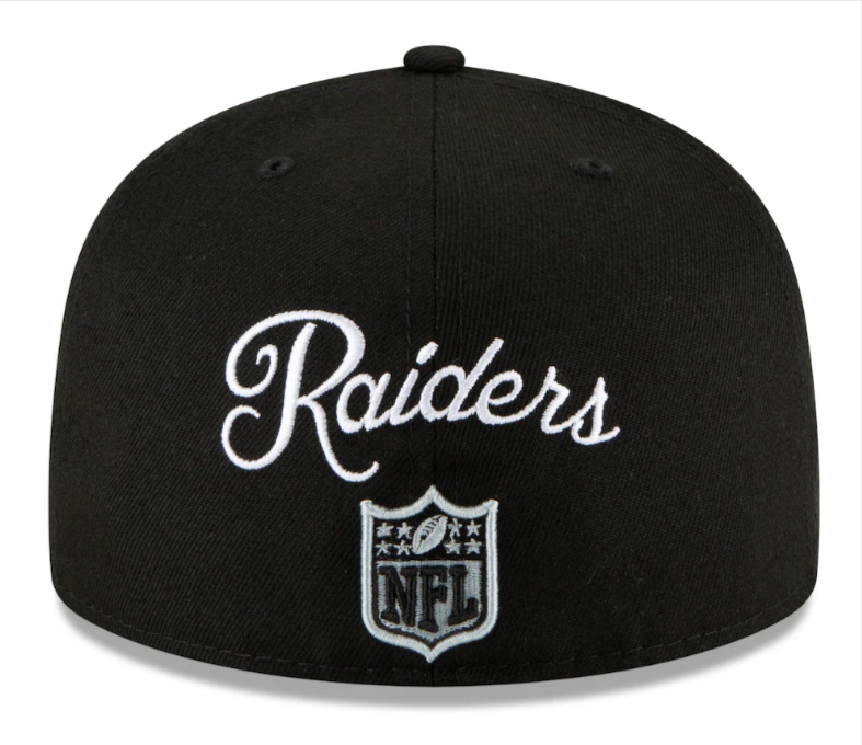 Las Vegas Raiders Fitted New Era 59Fifty Starry Black Cap Hat – THE 4TH  QUARTER