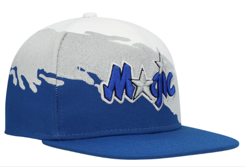 Orlando Magic Snapback Mitchell & Ness Hardwood Classics Paintbrush Cap Hat