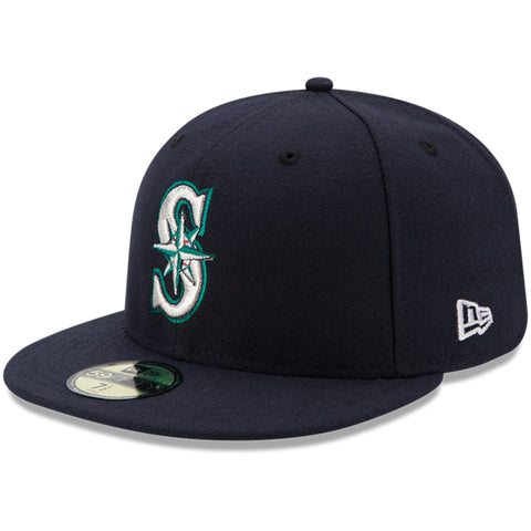 Seattle Mariners Fitted New Era 59Fifty On Field Navy Hat Cap - THE 4TH QUARTER
