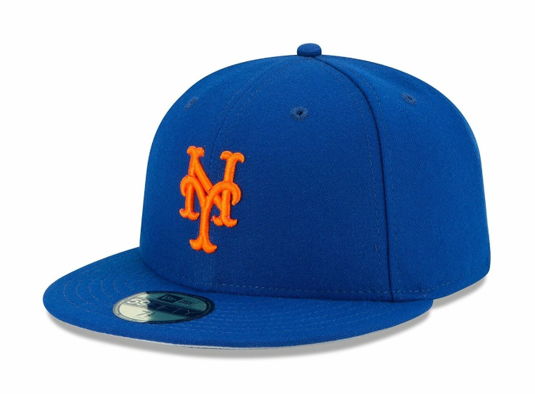 New York Mets Fitted New Era 59Fifty Alternate No Flag Blue Cap Hat