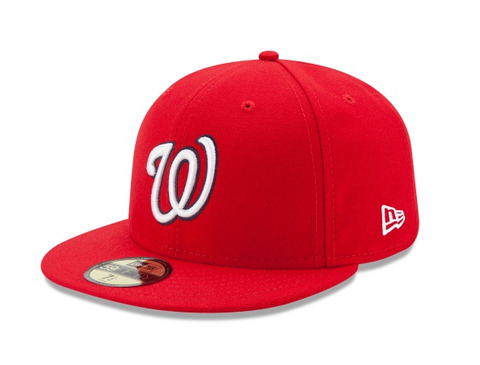 Washington Nationals Fitted New Era 59Fifty On Field Red Cap Hat