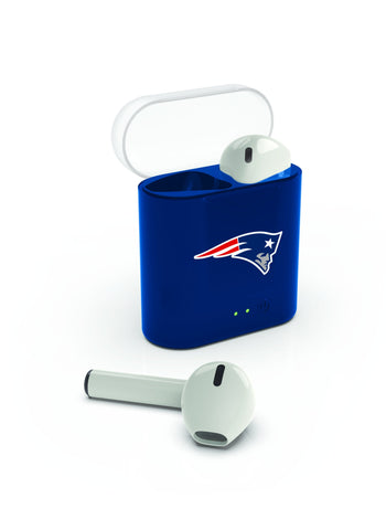 New England Patriots Wireless Bluetooth Earbud Headphones