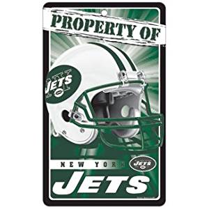 New York Jets Bar and Home Decor Property of Sign