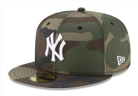 New York Yankees Fitted New Era 59Fifty Camo Cap Hat