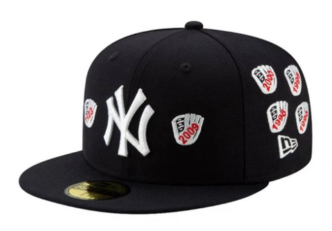 New York Yankees Fitted New Era 59Fifty Spike Lee Champion Collection Glove Logo Cap Hat