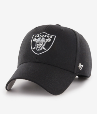 Raiders Strapnack 47 Brand MVP Adjustable Cap Hat Black