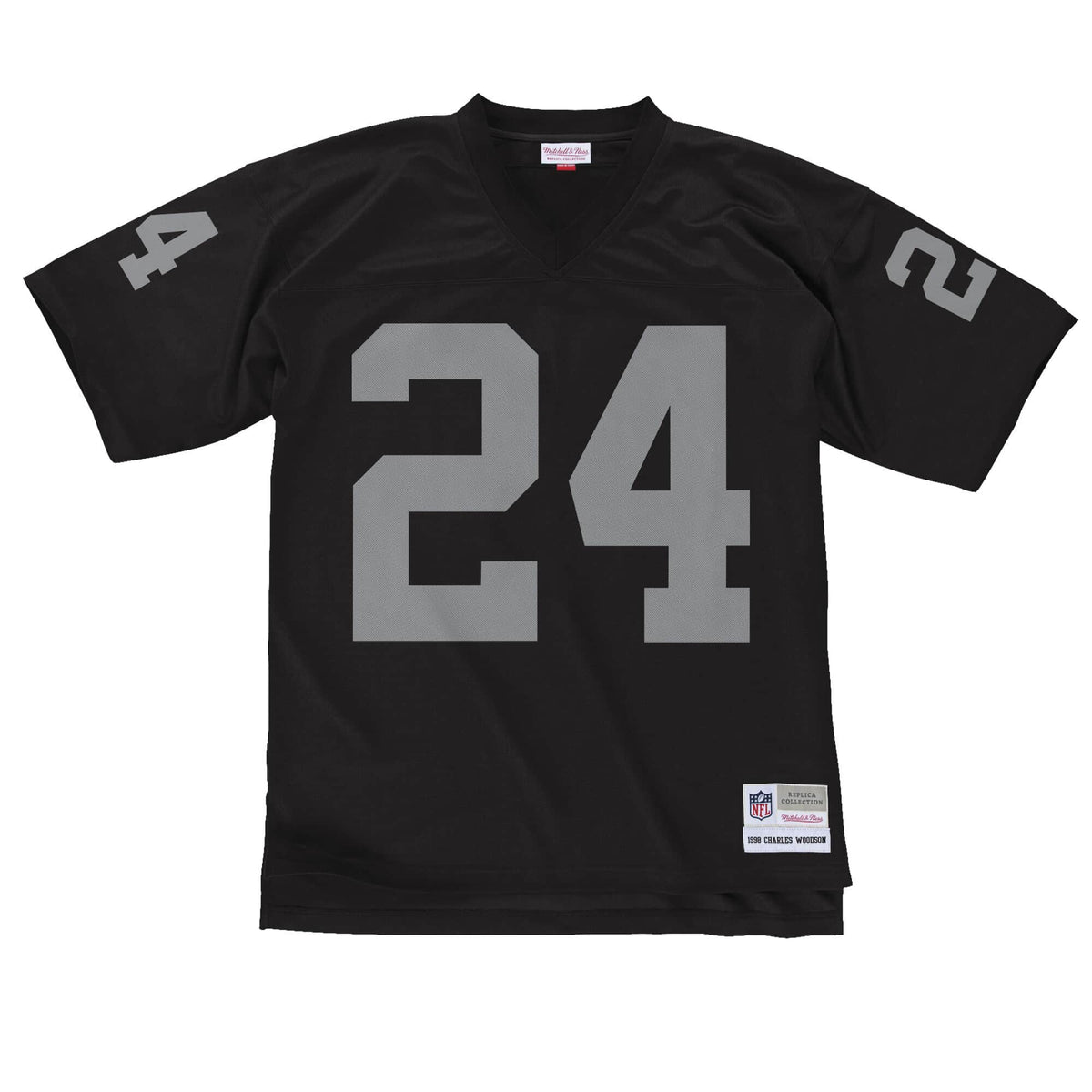 Oakland Raiders Mens Jersey Mitchell & Ness Charles Woodson #24