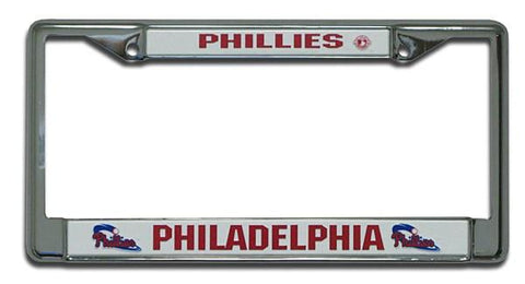 Philadelphia Phillies Chrome License Plate Frame