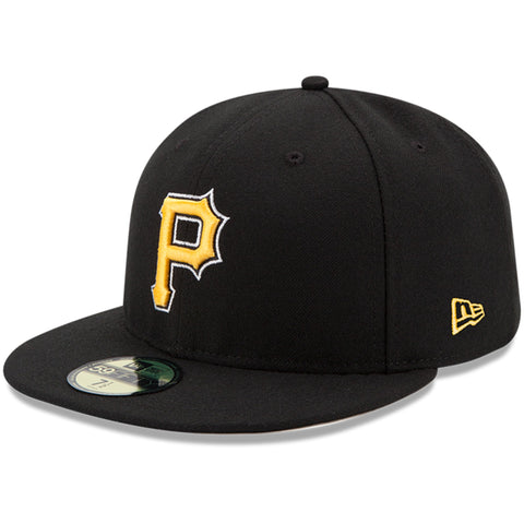 Pittsburgh Pirates Fitted New Era 59Fifty Alternate Black Cap Hat - THE 4TH QUARTER