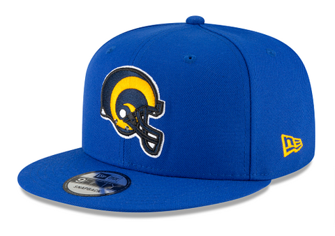 Los Angeles Rams Snapback New Era 9Fifty Helmet Basic Blue Hat Cap