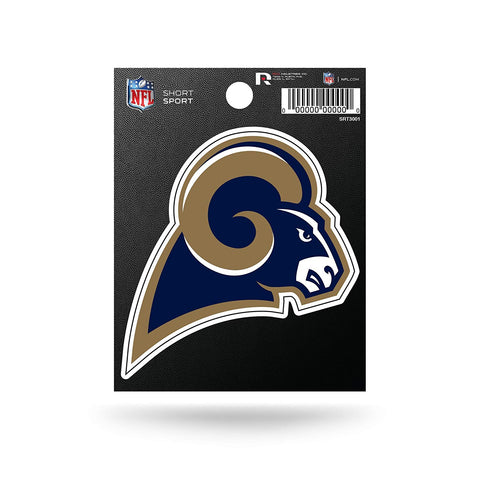 Los Angeles Rams Small Sticker Short Sport Set of 2 Gld