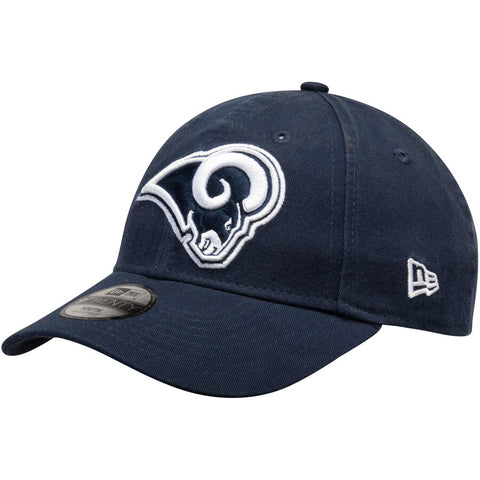 Los Angeles Rams Youth Strapback New Era 9Twenty Adjustable Cap Hat Navy