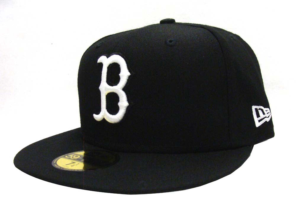 New Era 59FIFTY Boston Red Sox Fitted Black, White Hat